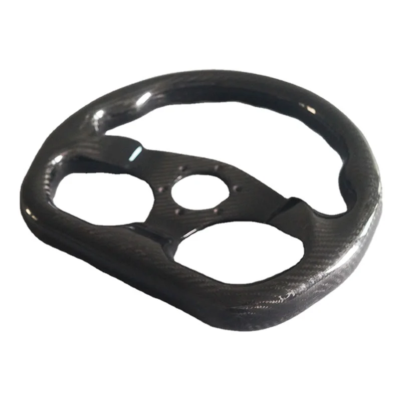 Steering Wheel Carbon Fiber All Car Iswed Twill Glossy Carbon Fiber Steering Wheel