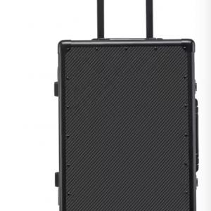 Carbon Fiber Trolley Bag Wear-Resistant Matte Twill Case TSA Lock Multi-Color Carry Luggage Suitcase