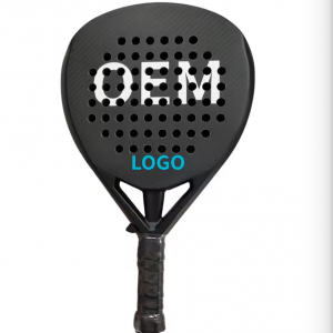 High-quality custom professional carbon fiber 3K 12K 18K beach tennis racket, diamond-shaped racket.