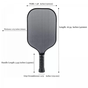 Custom Carbon Fiber Pickleball USAPA